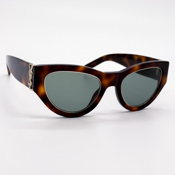 NEW SAINT LAURENT SL M94 RIM 001 SUNGLASSES WOMEN ROUND HAVANA SLM94 RIM 001 - Picture 4 of 10